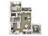 3D Illustration of Anguilla Floor Plan